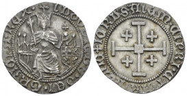 , Louis of Savoy, 1458-1460 Grosso 1458-1460, AR 25.40 mm., 3.96 g.
Metcalf –. Schlum. 20.

Rare. Old cabinet tone, one of the best specimens known...