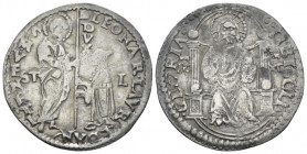 Venezia, Leonardo Loredan doge LXXV, 1501-1521 Marcello o mezza lira 1501-1521, AR 26.30 mm., 3.15 g.
 Paolucci 4.
 
 Lightly toned and Very fine