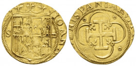 Siviglia, Escudo circa 1516-1519, AV 20.60 mm., 3.40 g.
Fr. 829.

Good Very fine