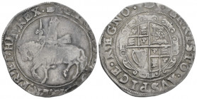 Tower, Charles I, 1625-1649 Half crown 1636-1638, AR 32.00 mm., 13.54 g.
Spink 2773.

Old cabinet tone. Very fine