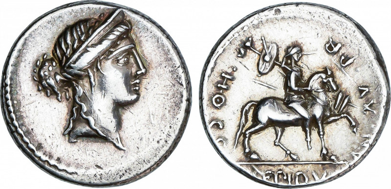 Roman Republic
Aemilia
Denario. 61 a.C. AEMILIA. M. Aemilius Lepidus. Rev.: AN...