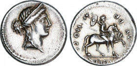 Roman Republic
Aemilia
Denario. 61 a.C. AEMILIA. M. Aemilius Lepidus. Rev.: AN. XV. PR. H.O.C.S. En exergo: (M) LEPIDV (S). 3,85 grs. EBC. / Aemiliu...