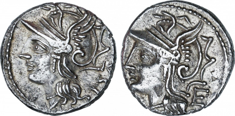 Roman Republic
Appuleia
Denario. 104 a.C. APPULEIA. Lucius Appuleius Saturninu...