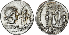 Roman Republic
Cornelia
Denario. 84-83 a.C. CORNELIA. L. Cornelius Sylla Felix, Imperator. Anv.: Cabeza diademada de Venus a derecha, delante Cupido...