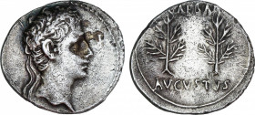 Roman Empire
Augustus (27 BC-14 AD)
Denario. Acuñada el 20-19 a.C. AUGUSTO. Colonia Patricia (Córdoba). Anv.: Cabeza descubierta de Augusto a derech...
