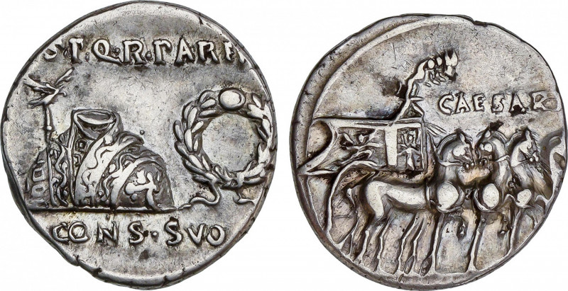 Roman Empire
Augustus (27 BC-14 AD)
Denario. Acuñada el 18 a.C. AUGUSTO. COLON...