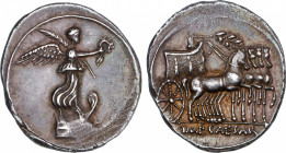 Roman Empire
Augustus (27 BC-14 AD)
Denario. Acuñada el 29-27 a.C. OCTAVIO. Anv.: Victoria sobre proa a derecha con una corona de laurel. Rev.: Augu...