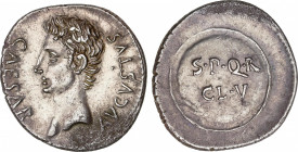Roman Empire
Augustus (27 BC-14 AD)
Denario. Acuñada el 19-18 a.C. AUGUSTO. CAESAR AUGUSTA (Zaragoza). Anv.: CAESAR AVGVSTVS. Busto de Augusto a izq...
