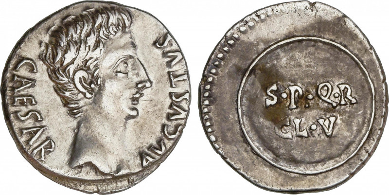 Roman Empire
Augustus (27 BC-14 AD)
Denario. Acuñada el 19-18 a.C. AUGUSTO. CA...