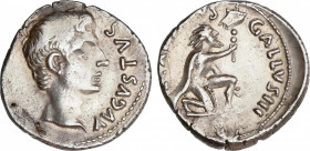 Roman Empire
Augustus (27 BC-14 AD)
Denario. Acuñada el 12 a.C. AUGUSTO. L. Caninius Gallus. Anv.: AVGVSTVS. Cabeza descubierta de Augusto a derecha...
