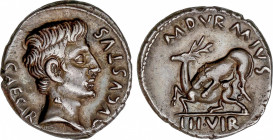 Roman Empire
Augustus (27 BC-14 AD)
Denario. Acuñada el 19 a.C. AUGUSTO. M. Durmius. Anv.: CAESAR AVGVSTVS. Cabeza de Augusto a derecha. Rev.: M. DV...