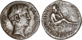 Roman Empire
Augustus (27 BC-14 AD)
Denario. Acuñada el 18 a.C. AUGUSTO. P. Petronius Turpilianus. Anv.: CAES(AR) AVGVSTVS. Cabeza de Augusto a dere...