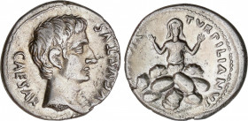 Roman Empire
Augustus (27 BC-14 AD)
Denario. Acuñada el 18 a.C. AUGUSTO. P. Petronius Turpilianus. Anv.: CAESAR AVGVSTVS. Cabeza de Augusto a derech...
