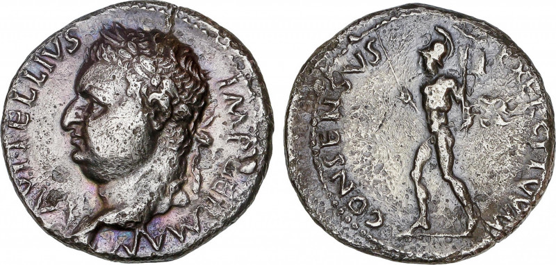 Roman Empire
Vitellius (69 AD)
Denario. Acuñada el 69 d.C. VITELIO. TARRACO. A...