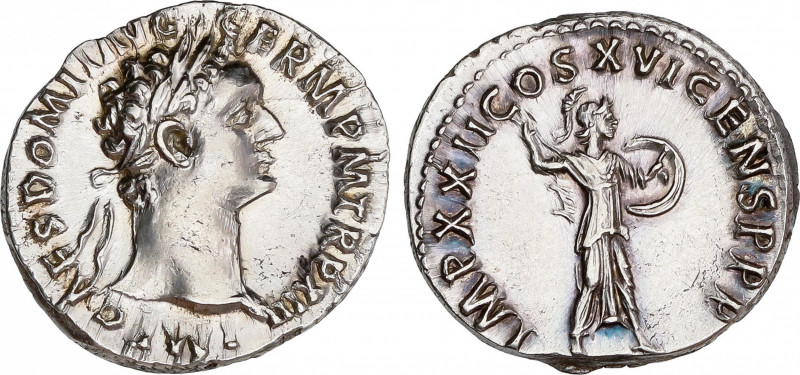 Roman Empire
Domitianus (81-96 AD)
Denario. Acuñada el 93-94 d.C. DOMICIANO. A...