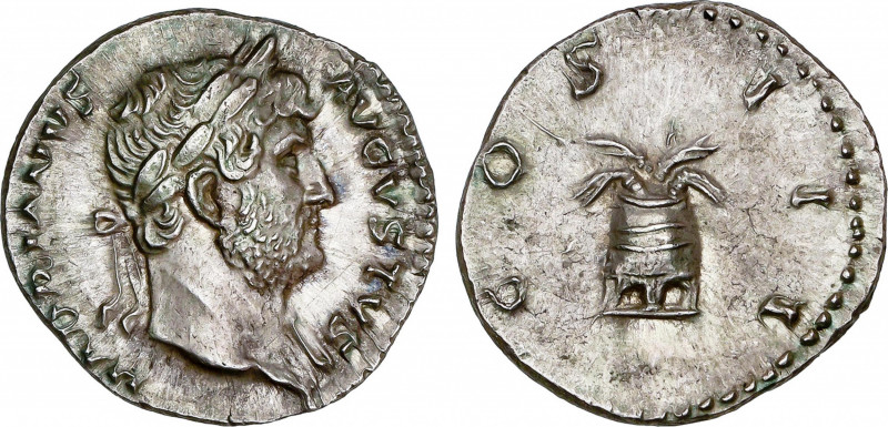 Roman Empire
Hadrianus (117-138 AD)
Denario. Acuñada el 125-128 d.C. ADRIANO. ...