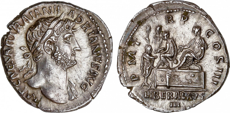 Roman Empire
Hadrianus (117-138 AD)
Denario. Acuñada el 119-122 d.C. ADRIANO. ...