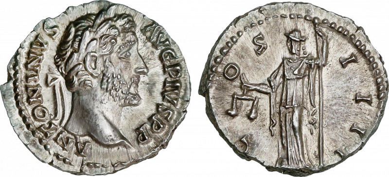 Roman Empire
Antoninus Pius (138-161 AD)
Denario. Acuñada el 145-161 d.C. ANTO...