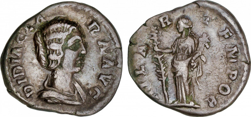 Roman Empire
Commodus (161-180 AD)
Denario. Acuñada el 193 d.C. DIDIA CLARA. A...