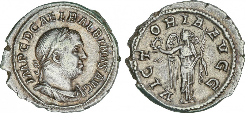 Roman Empire
Balbinus (238 AD)
Denario. Acuñada el 238 d.C. BALBINO. Anv.: IMP...