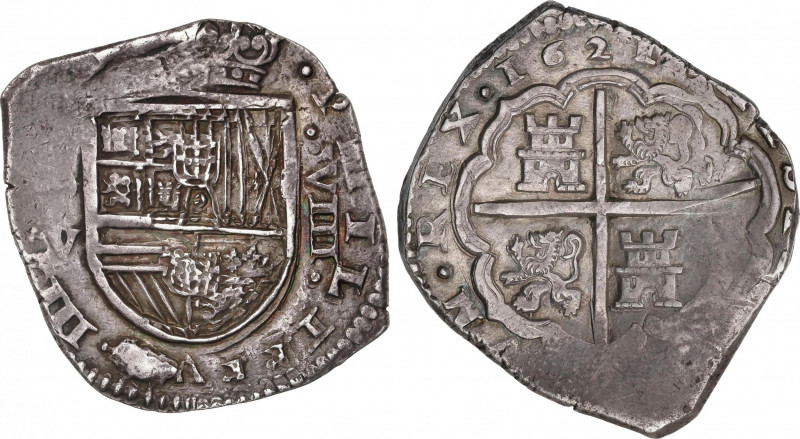 Philip III (1598-1621)
8 Reales. 1621. MADRID. V. Anv.: (MD) nexadas / V - Escu...