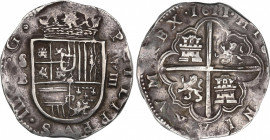 Philip III (1598-1621)
8 Reales. 1611. SEVILLA. B. 27,21 grs. Rara en esta calidad. EBC. / Rare in this extremely fine condition. AC-963; Cal-178 mis...