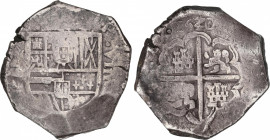 Philip III (1598-1621)
8 Reales. 1620. SEVILLA. (D). 26,82 grs. Fecha completa. Pátina. MBC-. / Full date. Patina. Almost very fine. AC-976; Cal-186....