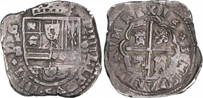 Philip IV (1621-1665)
8 Reales. 1643. MADRID. B. Anv.: MD vertical / B - Escudo...