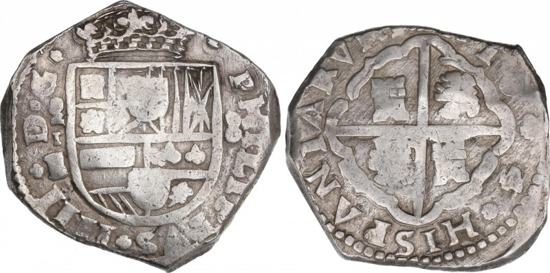 Philip IV (1621-1665)
8 Reales. 1644/3. MADRID. I.B. Anv.: MD vertical / I / B ...