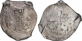 Philip IV (1621-1665)
8 Reales. 1647/6. MÉXICO. P. 26,85 grs. Todos los dígitos de la fecha perfectamente visibles. Pequeños resellos chinos en rever...