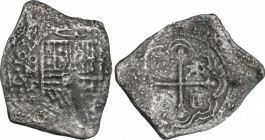 Philip IV (1621-1665)
8 Reales. 1650. MÉXICO. P. 14,06 grs. Oxidaciones marinas.BC+. / Saltwater damaged. Choice fine. AC-1347; Cal-350. Ex Colección...