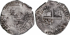 Philip IV (1621-1665)
8 Reales. 1649. POTOSÍ. O./Z. 27,23 grs. Todos los dígitos de la fecha y corrección de ensayador perfectamente visibles. Pátina...