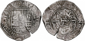 Philip IV (1621-1665)
8 Reales. (1)651. POTOSÍ. E. Ex M. Dunigan - Marzo 1993. Anv.: P / E - Escudo - 8 / E. 27,96 grs. Doble ensayador en anverso. C...