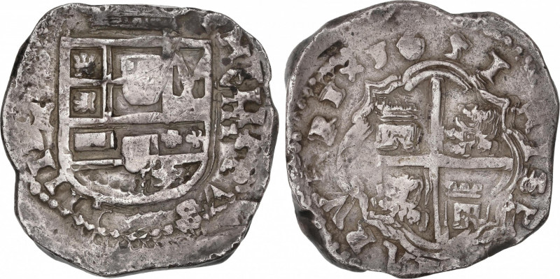 Philip IV (1621-1665)
8 Reales. 1651. TOLEDO. Y. Anv.: (T roel encima) / Y - Es...