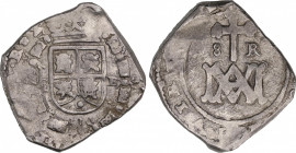 Charles II (1665-1700)
8 Reales. 1699. MADRID. BR. Anv.: 8 - R. 21,16 grs. Tipo María. Escasa. MBC. / ´Maria´ type. Scarce and very fine. AC-613; Cal...