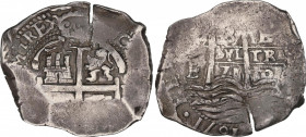 Charles II (1665-1700)
8 Reales. 1671. POTOSÍ. E. 26,66 grs. Dos fechas visibles en reverso. Pátina. MBC/MBC-. / Two dates visible on reverse. Patina...