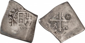 Philip V (1700-1746)
8 Reales. 1729. MÉXICO. R. 23,66 grs. Contramarca en reverso, cruz con puntos en espacios. MBC-. / Countermark on reverse. Cross...