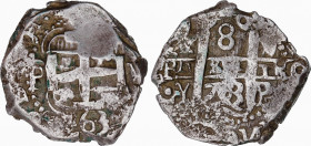 Charles III (1759-1788)
8 Reales. 1763. POTOSÍ. V.-Y. 26,78 grs. MBC. / Very fine. AC-1139; Cal-950. Ex Herrero - 10 Octubre 2002, n. 667.