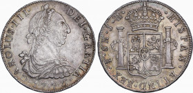 Charles III (1759-1788)
8 Reales. 1775. POTOSÍ. J.R. 26,95 grs. Ligera pátina. EBC. / Light patina. Extremely fine. AC-1171; Cal-975. Adq. Centro Num...