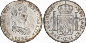 Ferdinand VII (1808-1833)
8 Reales. 1815. GUATEMALA. M. 26,68 grs. Brillo original. EBC/EBC+. / Mint luster. Extremely fine / choice extremely fine. ...