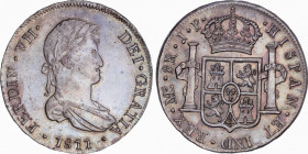 Ferdinand VII (1808-1833)
8 Reales. 1811. LIMA. J.P. 26,88 grs. Busto laureado. Bonita pátina. EBC. / Laureated bust. Nice patina. Extremely fine. AC...