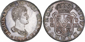 Ferdinand VII (1808-1833)
8 Reales. 1812. MADRID. I.J. Encapsulada por NGC MS 63 (nº 5781054-030). 27,03 grs. Bonita pátina y brillo original. Espect...