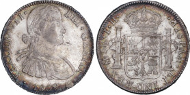 Ferdinand VII (1808-1833)
8 Reales. 1809. MÉXICO. T.H. 26,96 grs. Pátina y restos de brillo original. EBC+. / Patina and luster traces. Choice extrem...