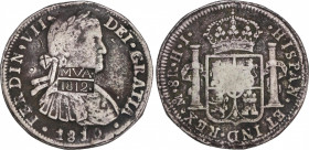 Ferdinand VII (1808-1833)
8 Reales. 1812. MONCLOVA. Encapsulada por NGC VF 25 (nº 5781053-012). Anv.: MVA / 1812 sobre 1810 México-H.J. 23,40 grs. Ra...