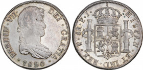Ferdinand VII (1808-1833)
8 Reales. 1820. POTOSÍ. P.J. 27,11 grs. Brillo original. EBC+. / Mint luster. Choice extremely fine. AC-1384; Cal-609. Adq....
