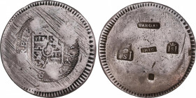 Ferdinand VII (1808-1833)
8 Reales. 1810. SOMBRERETE DE VARGAS. Encapsulada por NGC VF 25 (nº 5781054-018). Rev.: Punzonado. 27,00 grs. Rayitas de aj...