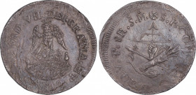 Ferdinand VII (1808-1833)
8 Reales. 1812. TLALPUJAHUA. S.M. Encapsulada por NGC AU 58 (nº5781053-032). 25,27 grs. AR. Acuñada por el Congreso de Zitá...