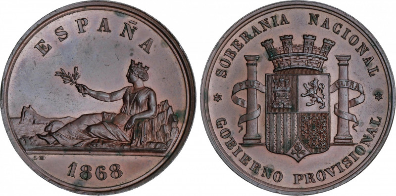 Provisional Government and I Republic (1868-1871/1873-1874)
Medalla. 1868. 25,0...