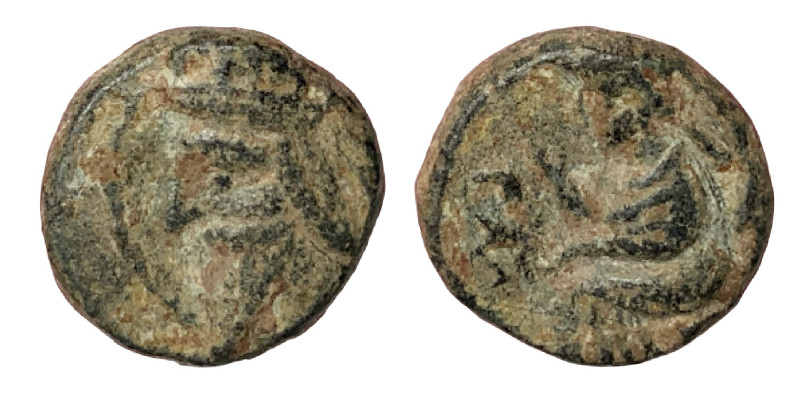 KINGS OF PARTHIA. Vologases III, circa 105-147. Tetrachalkon (Bronze, 1.58 g, 10...