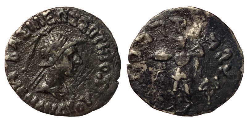 INDO-GREEKS. Bactria. Menander I, 155-130 BC. Drachm (Silver, 2.41 g, 18 mm). Di...